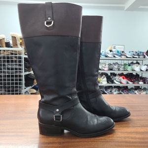 Ralph Lauren Mesa Riding Boot - Women's 7 (blk/bwn)